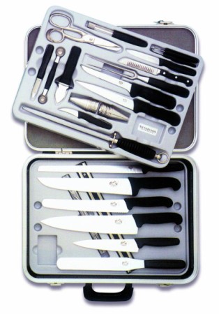 Chefs set Fibrox/Polypropylene Handles